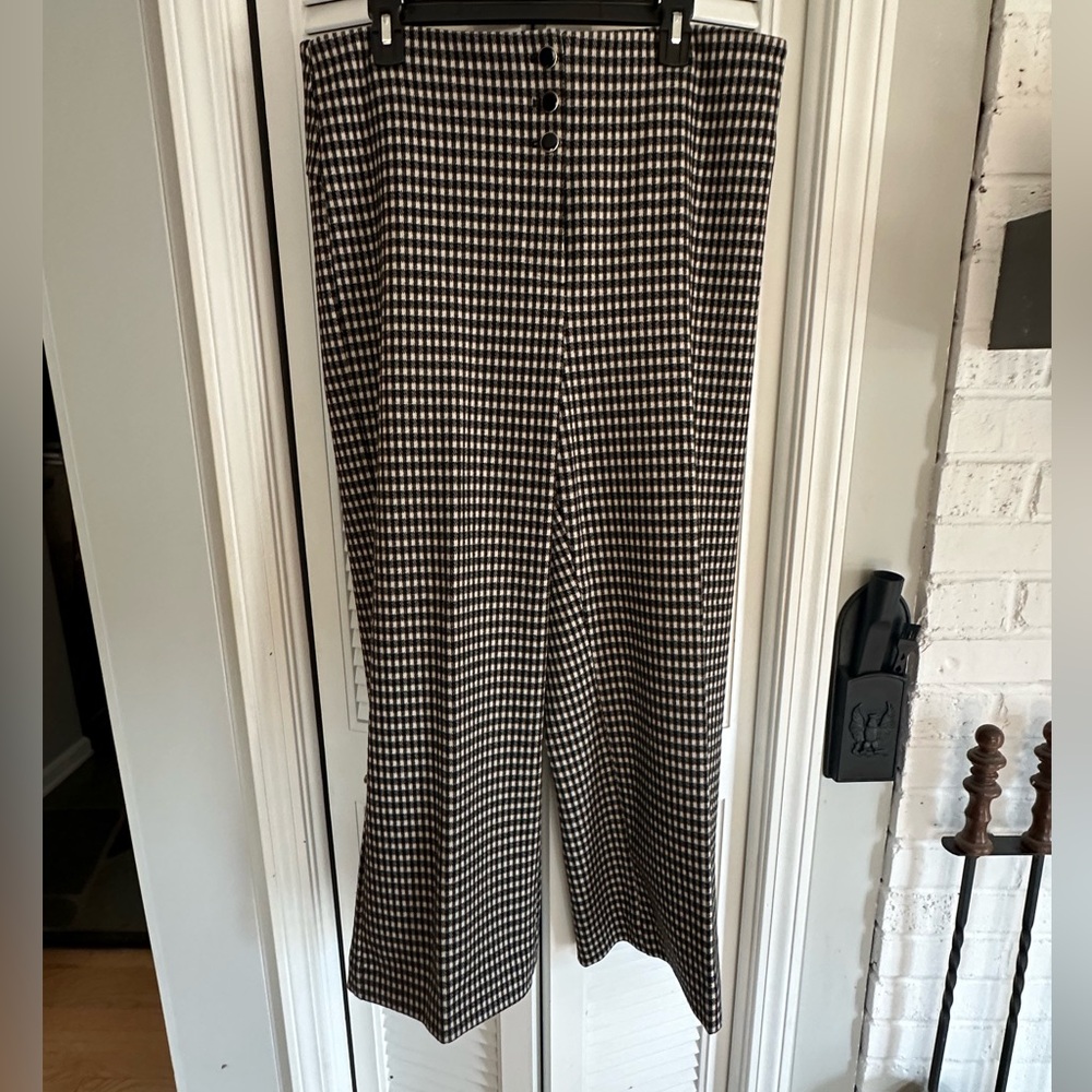And Taylor Wool Houndstooth Trousers